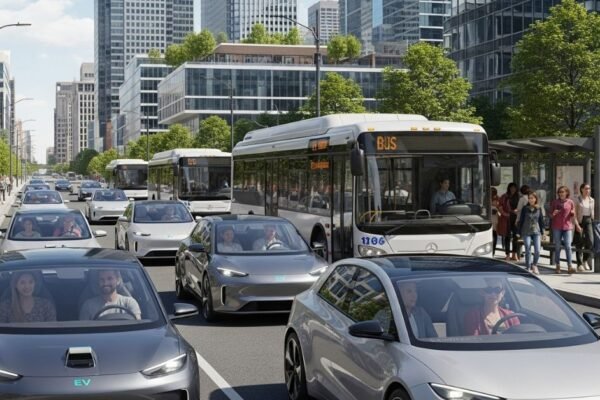 Carpooling and Taking Public Transportation Are Ways People Can Save Money and Help the Planet Carpooling and taking public transportation are ways people can commute sustainably