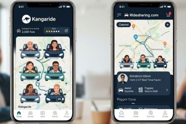 Kangaride vs Ridesharing.com comparison