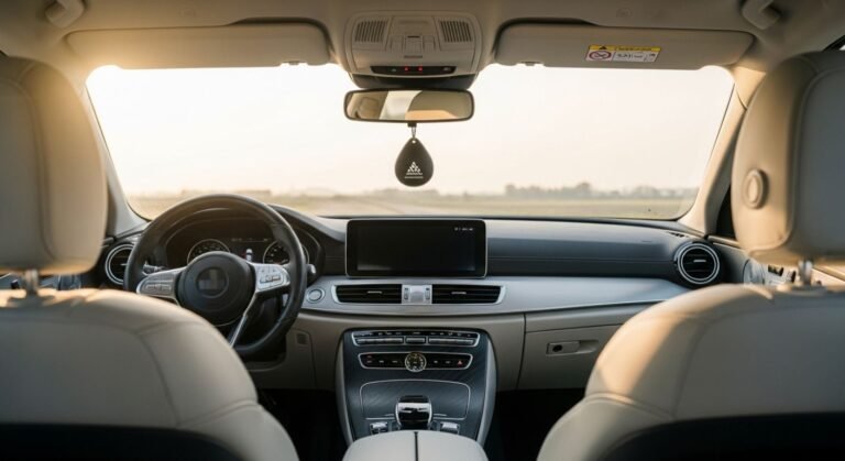 Best car deodorizer inside a clean car interior