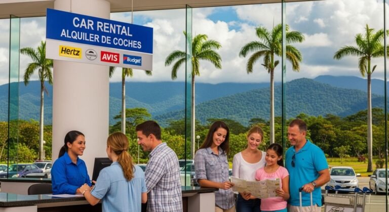 Economy Rent a Car Costa Rica at airport pickup