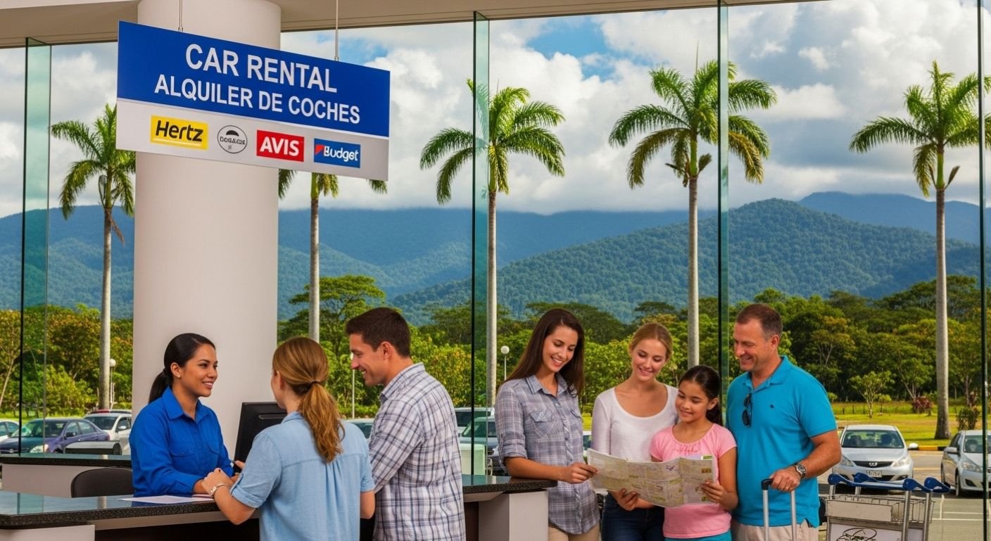 Economy Rent a Car Costa Rica at airport pickup