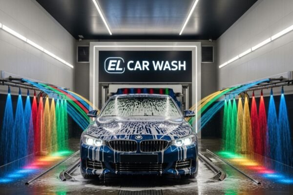 El Car Wash service with modern car washing system