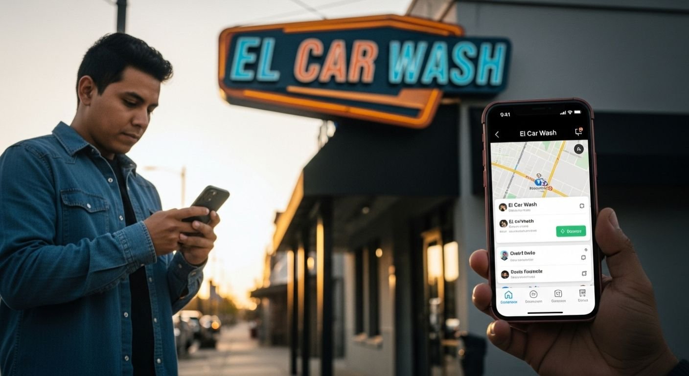 El Car Wash cerca de mí en el mapa