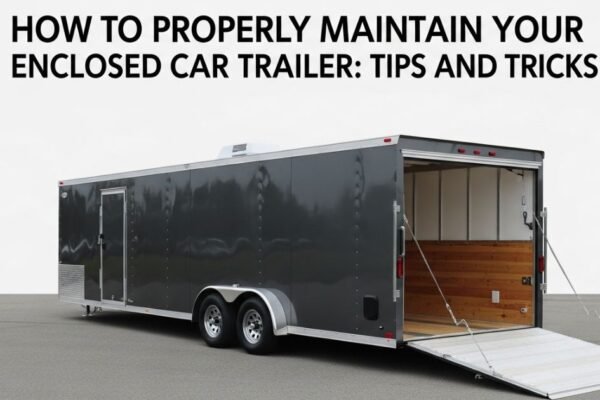 enclosed car trailer