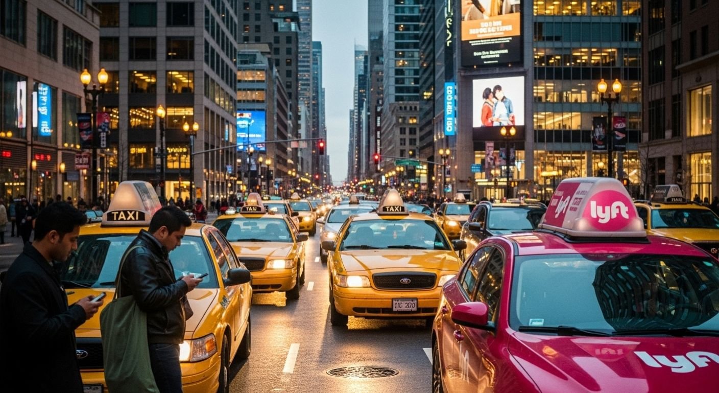 Lyft taxis integration with ride-hailing apps