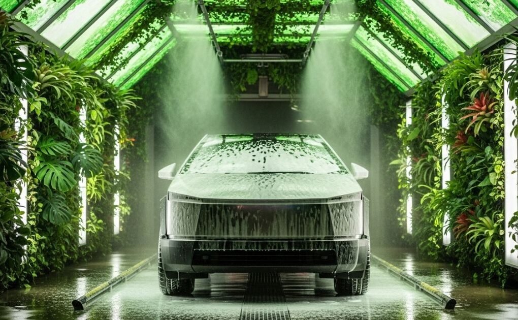 Rainforest Car Wash eco-friendly tunnel wash