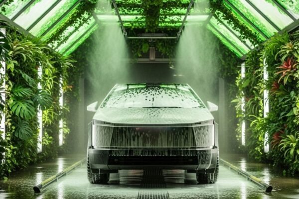 Rainforest Car Wash eco-friendly tunnel wash