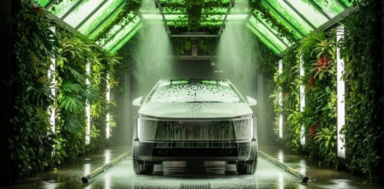 Rainforest Car Wash eco-friendly tunnel wash