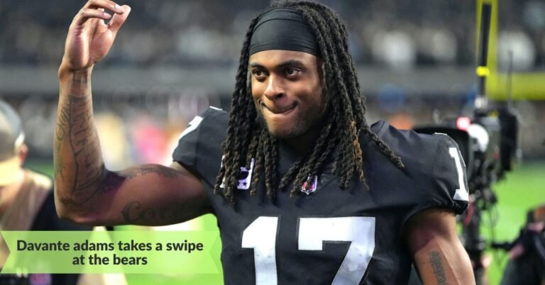 Davante adams takes a swipe at the bears