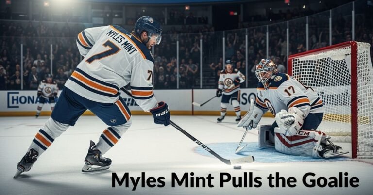 Myles Mint Pulls the Goalie