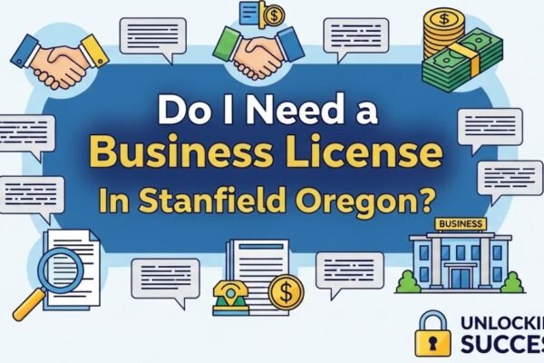 do i need a business license in stanfield oregon