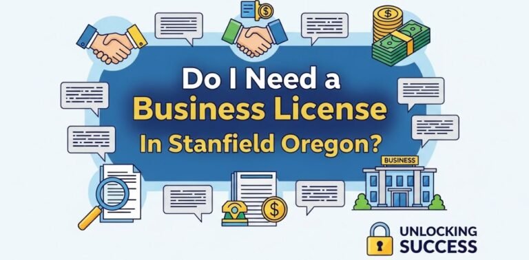 do i need a business license in stanfield oregon