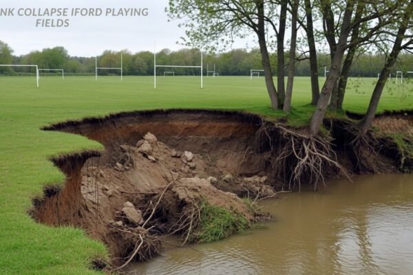 Riverbank Collapse Iford Playing Fields