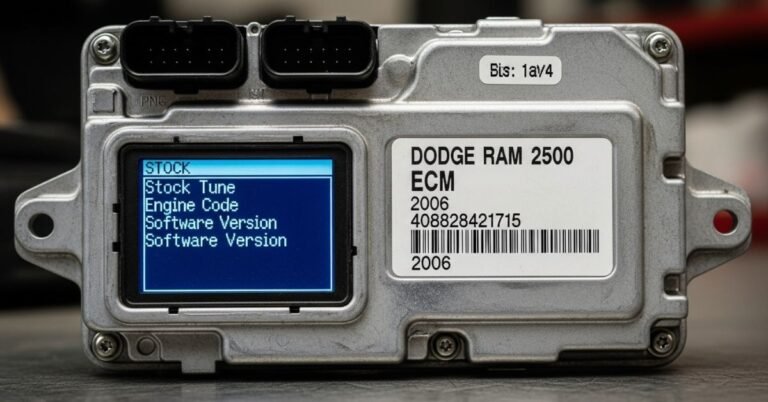 Stock 2006 Dodge Ram 2500 ECM Software